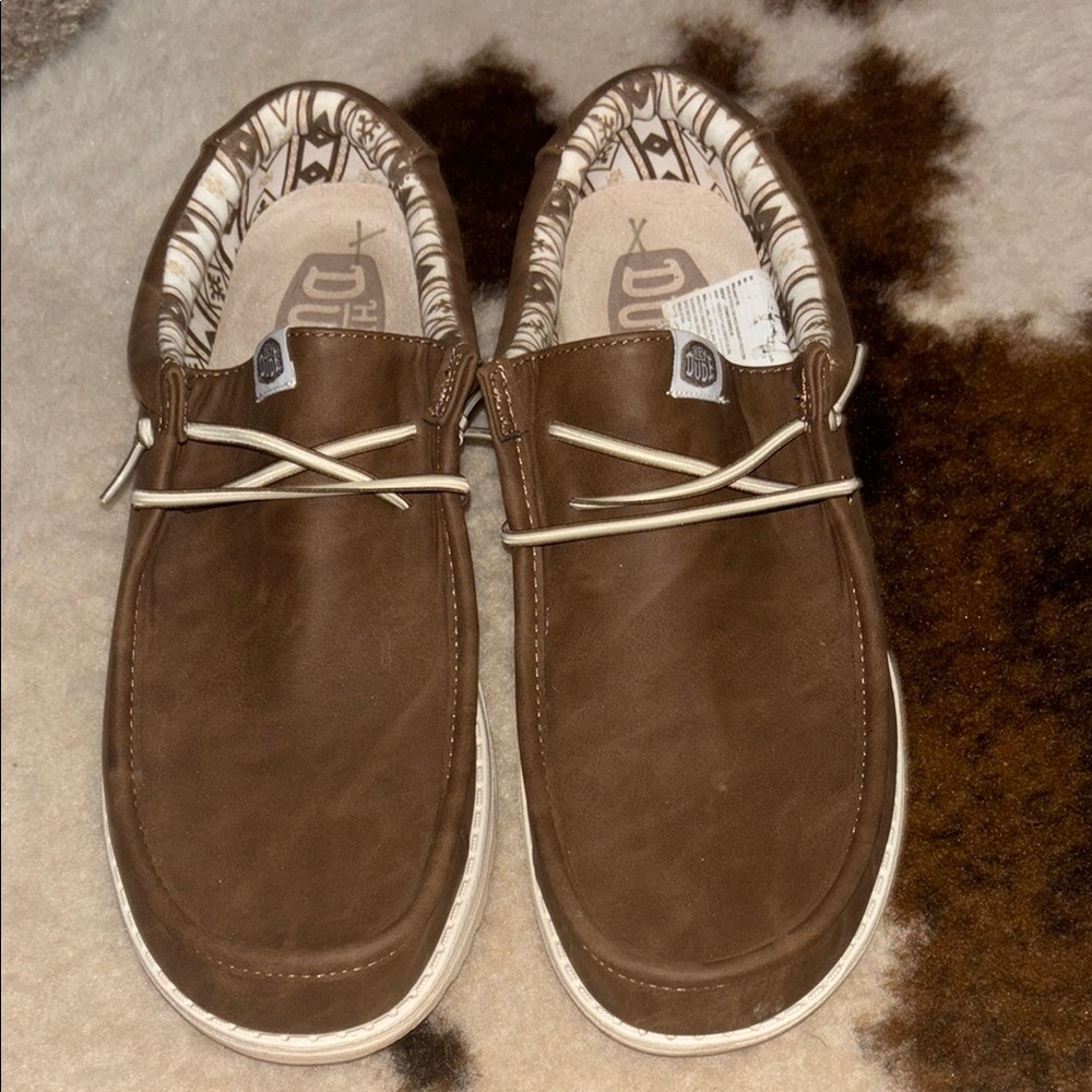 Hey Dude Men's Brown Casual Shoes